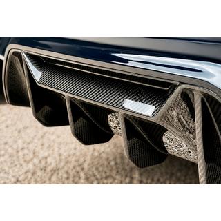 Дифузор заднього бампера V1 (для M5 F90, Карбон) BMW 5 серія G30/G31 2017-2023 рр. фото 4