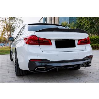 Дифузор заднього бампера V4 (для M-Sport/M5 F90, Карбон) BMW 5 серія G30/G31 2017-2023 рр. фото 2