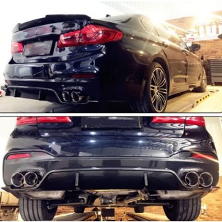 Дифузор заднього бампера V6 (для M-Sport, Карбон) фото 2