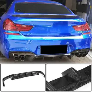 Дифузор заднього бампера V1 (для M-Sport/M6, Карбон) фото 1