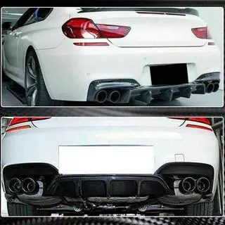 Дифузор заднього бампера V1 (для M-Sport/M6, Карбон) фото 4