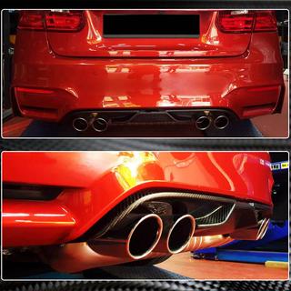 Дифузор заднього бампера V7 (для F80, Карбон) BMW 3 серія F30/F31 2012-2019 рр. фото 4