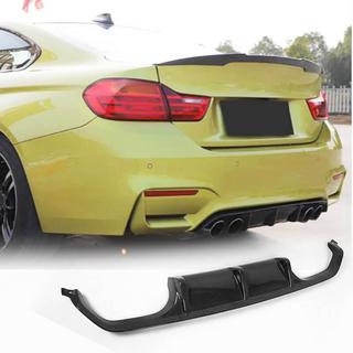Дифузор заднього бампера V8 (для F80, Карбон) BMW 3 серія F30/F31 2012-2019 рр. фото 2