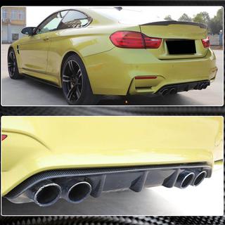 Дифузор заднього бампера V10 (для F80, Карбон) BMW 3 серія F30/F31 2012-2019 рр. фото 1