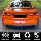 BMW 4 серія G22/23/26 2020- рр. Дифузор заднього бампера V2 (для G82/G83, Карбон) фото 2