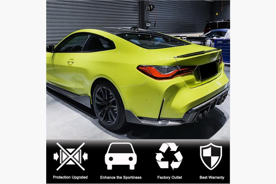 BMW 4 серія G22/23/26 2020- рр. Дифузор заднього бампера V3 (для G82/G83, Карбон) Фото 2