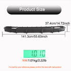 Дифузор заднього бампера V1 (для i4 G26 M-Sport, Карбон) фото 4