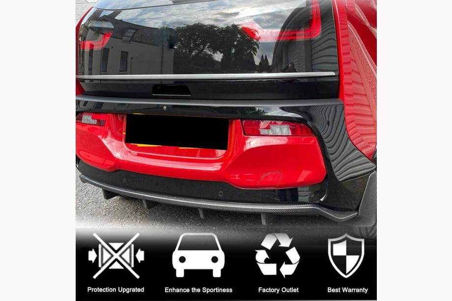 BMW I3 2013-2022 рр. Дифузор заднього бампера (Карбон) Фото 3