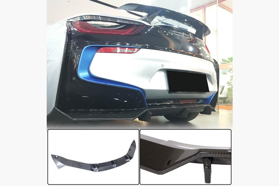BMW I8 2014-2020 рр. Дифузор заднього бампера (Карбон) Фото 1