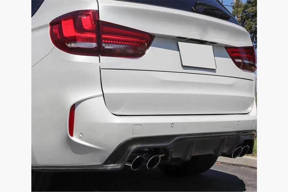 BMW X5 F15 2013-2018 рр. Дифузор заднього бампера V1 (для F85, Карбон) Фото 2