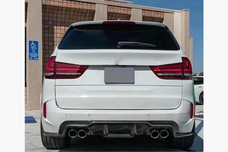 BMW X5 F15 2013-2018 рр. Дифузор заднього бампера V1 (для F85, Карбон) Фото 3