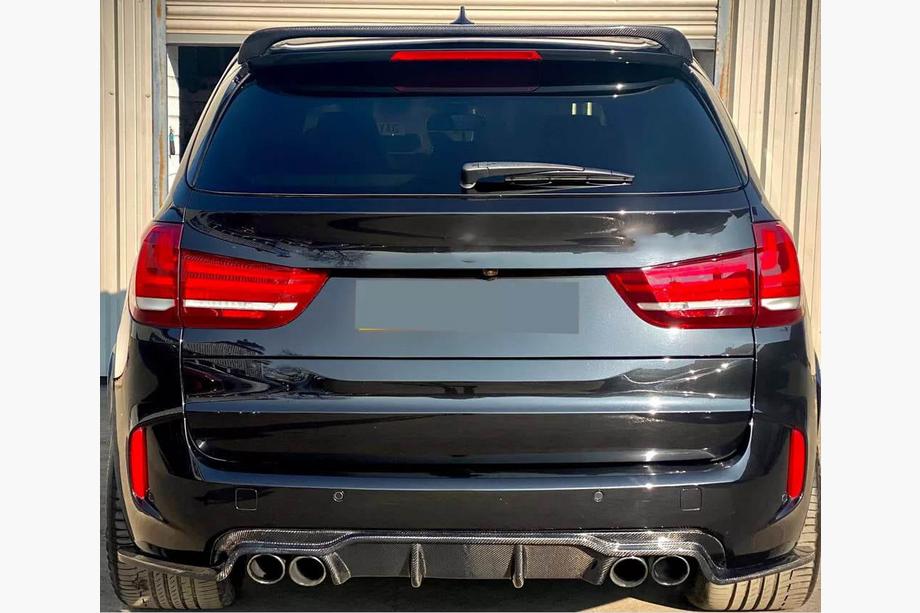 BMW X5 F15 2013-2018 рр. Дифузор заднього бампера V1 (для F85, Карбон) Фото 4