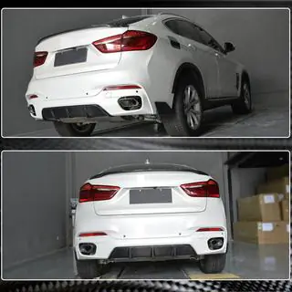 Дифузор заднього бампера V2 (для M-Sport, Карбон) фото 3
