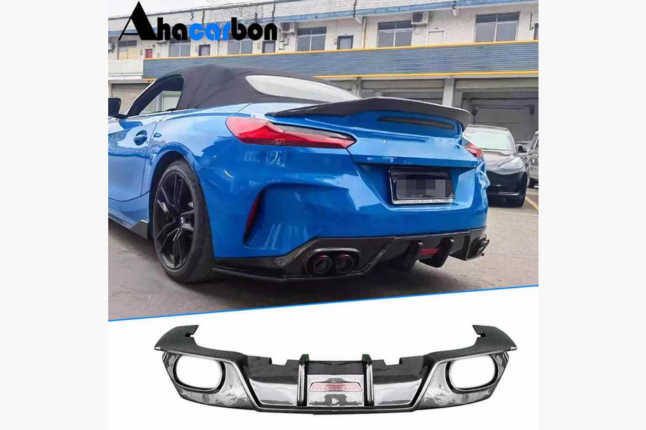 BMW Z4 (G29) 2018- рр. Дифузор заднього бампера (для M-Sport, Карбон) Image