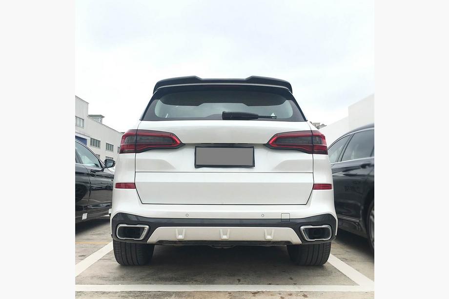 BMW X5 G05 2019-2026 рр. Спойлер заднього скла V2 (Чорний глянець) Фото 2