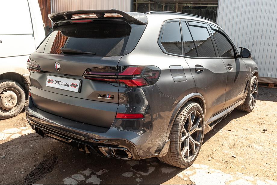 BMW X5 G05 2019-2026 рр. Спойлер заднього скла V3 (Натуральний карбон) Фото 9