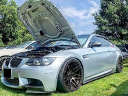 BMW 3 серія E92/E93 2006-2013 рр. Накладки на пороги (Карбон) фото 2