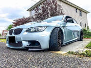 BMW 3 серія E92/E93 2006-2013 рр. Накладки на пороги (Карбон) фото 5