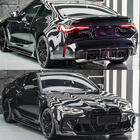 Накладки на пороги V6 (для G80, Карбон) фото 2