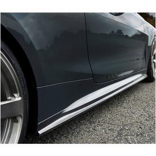 Накладки на пороги V1 (для G22/G23 M-Sport, Карбон) BMW 4 серія G22/23/26 2020- рр. фото 3