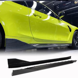 Накладки на пороги V1 (для G82/G83, Карбон) BMW 4 серія G22/23/26 2020- рр. фото 1