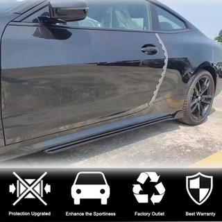 Накладки на пороги V3 (для G22/G23 M-Sport, Карбон) BMW 4 серія G22/23/26 2020- рр. фото 2