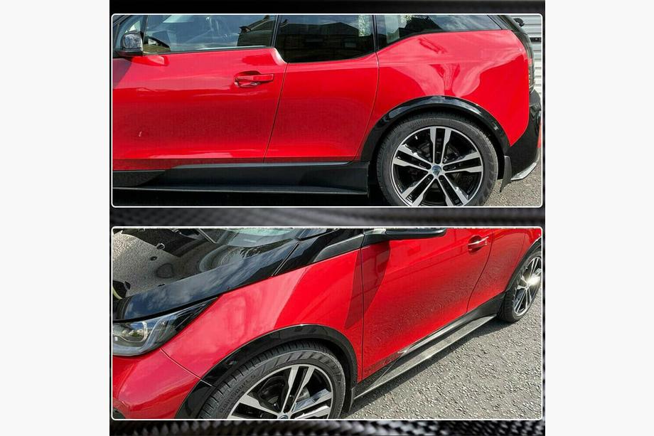 BMW I3 2013-2022 рр. Накладки на пороги (Карбон) Фото 4