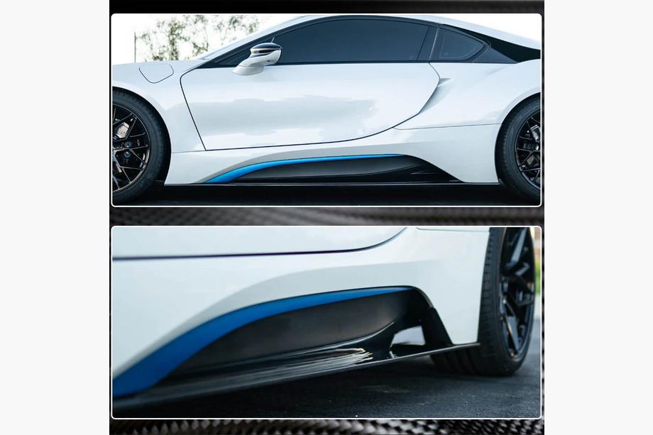 BMW I8 2014-2020 рр. Накладки на пороги (Карбон) Фото 5