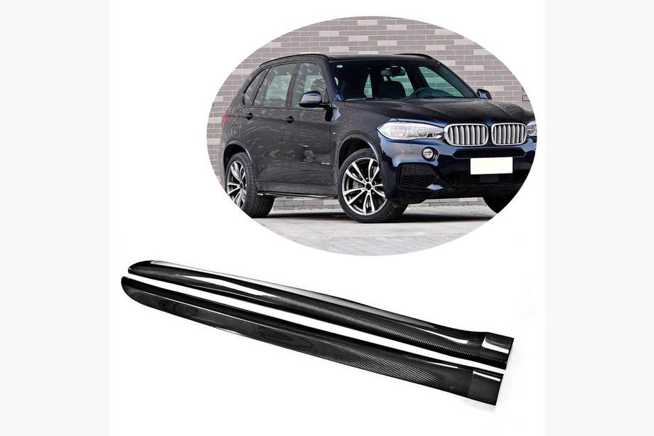 BMW X5 F15 2013-2018 рр. Накладки на пороги (для M-Sport, Карбон) Image