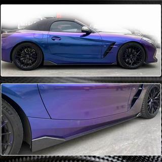 Накладки на пороги (для M-Sport, Карбон) фото 4