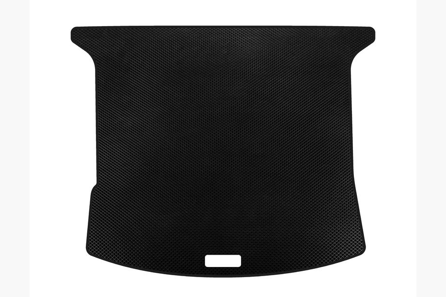 Mazda 5 2005-2009 рр. Килимок в багажник EVA (2 ряди, 7-ми місний, Чорний) Image