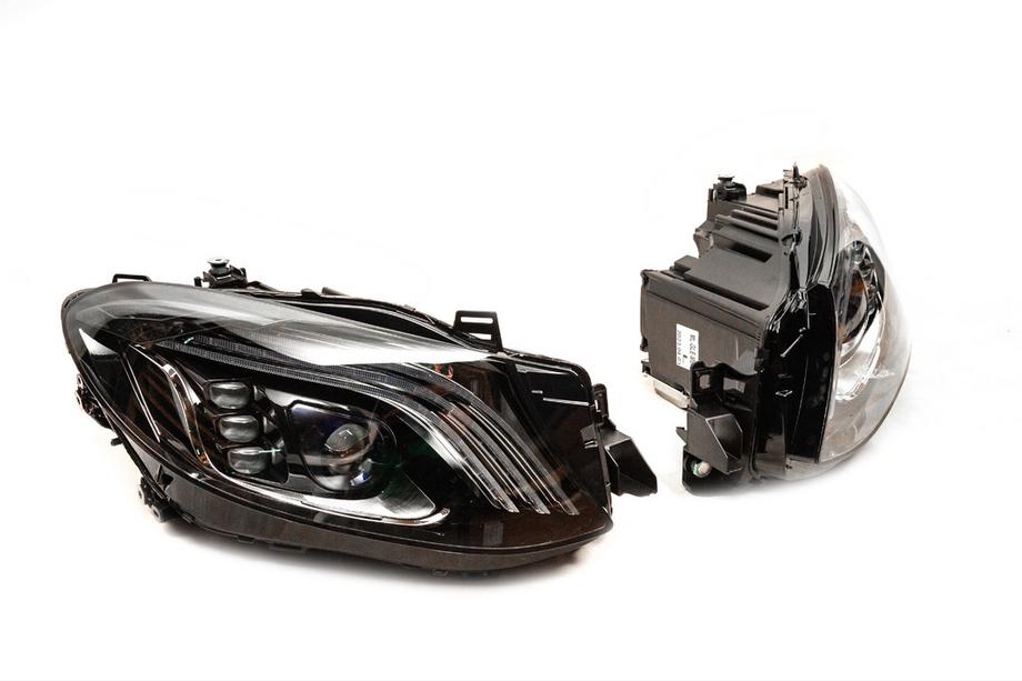 Mercedes GLE/ML class W166 2011-2018 рр. Передні фари рестайлінг (2 шт.)