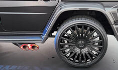 Mercedes G сlass W465 2025- рр. Насадки на глушник BRB Carbon (2 шт) фото 1