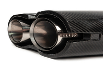 Mercedes G сlass W465 2025- рр. Насадки на глушник BRB Carbon (2 шт) фото 5