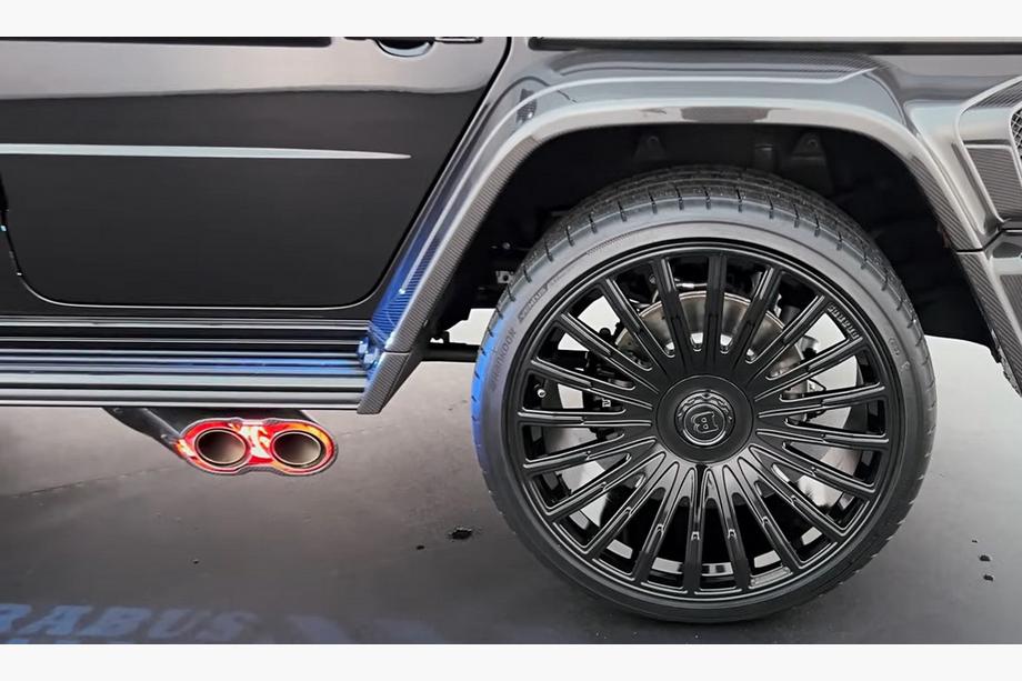 Mercedes G сlass W465 2025- рр. Насадки на глушник BRB Carbon (2 шт) Image