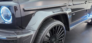 Mercedes G сlass W465 2025- рр. Молдинги BRB Carbon (10 шт) фото 1