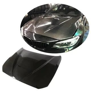 Капот V1 (Карбон) BMW 2 серія F22/F23 2014-2021 рр. фото 1