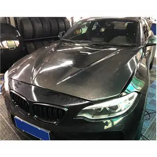Капот V1 (Карбон) BMW 2 серія F22/F23 2014-2021 рр. фото 4