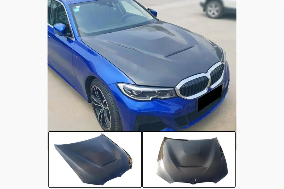 BMW 3 серія G20/G21 2018- рр. Карбоновий Капот (V1) Image