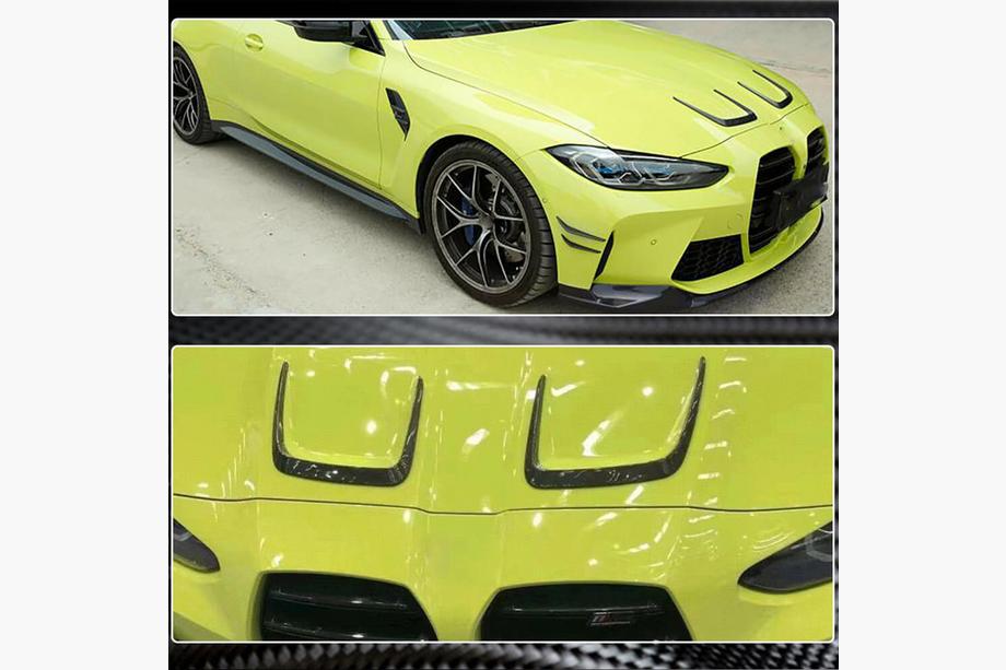 BMW 4 серія G22/23/26 2020- рр. Накладки на Карбон (2021+) Фото 4
