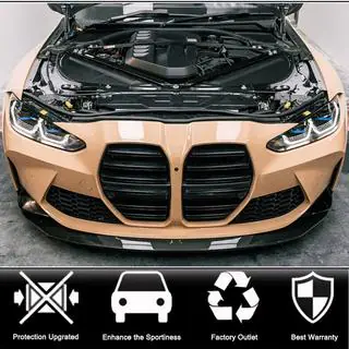 Накладка під капот (для G80, Карбон) BMW 3 серія G20/G21 2018- рр. фото 2