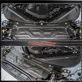 Накладка під капот (для G80, Карбон) BMW 3 серія G20/G21 2018- рр. фото 3
