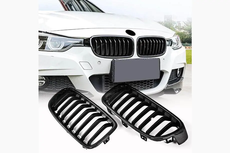 BMW 3 серія F30/F31 2012-2019 рр. Ніздрі 1 Bar (Карбон) Фото 1