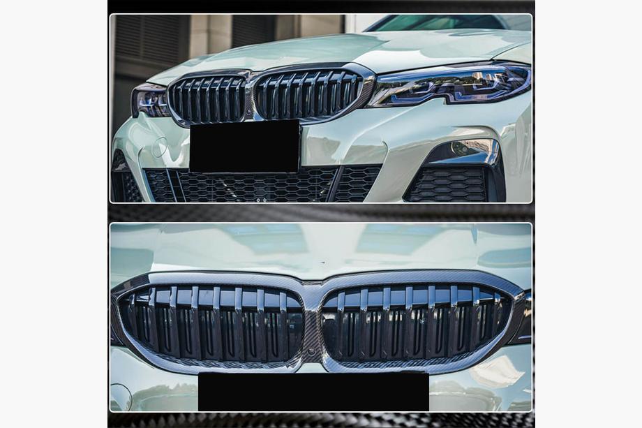 BMW 3 серія G20/G21 2018- рр. Ніздрі Сухий карбон V1 (2019-2022) Фото 5