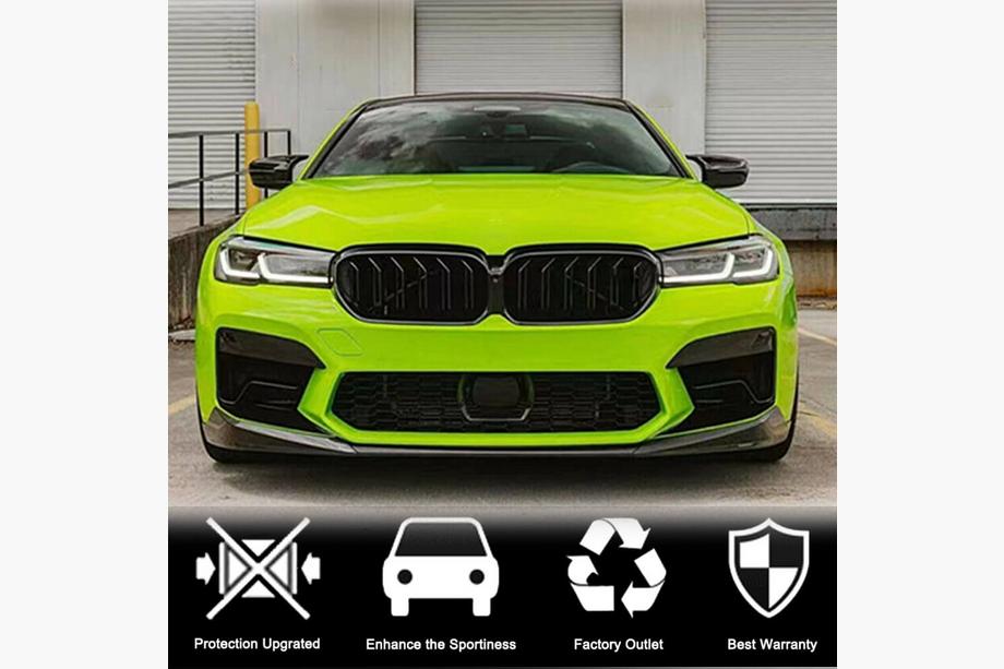 BMW 5 серія G30/G31 2017-2023 рр. Обведення решітки (2021-2023, Карбон) Фото 3
