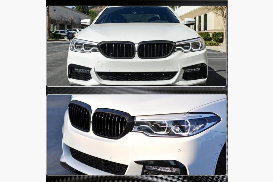 BMW 5 серія G30/G31 2017-2023 рр. Ніздрі Карбон V2 (2017-2020) Фото 4