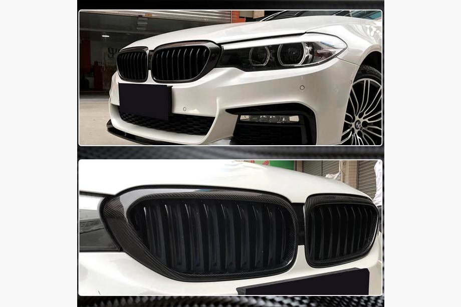 BMW 5 серія G30/G31 2017-2023 рр. Ніздрі M-Look V1 (2017-2020, Карбон) Фото 4