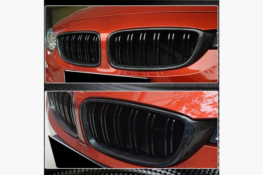 BMW 3 серія F30/F31 2012-2019 рр. Обведення решітки (для F80, Карбон) Фото 4