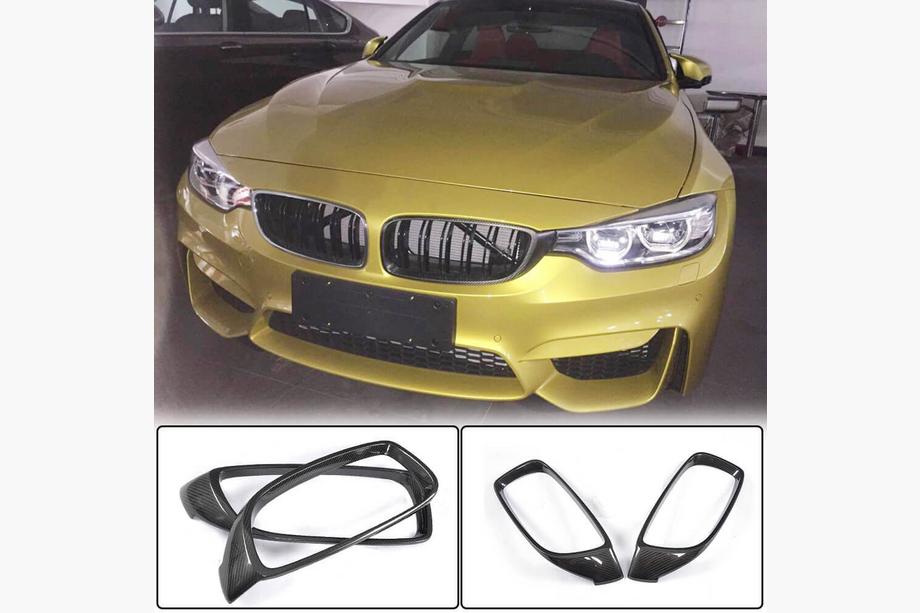 BMW 4 серія F32/F33/F36 2012-2020 рр. Обведення решітки (Карбон) Image