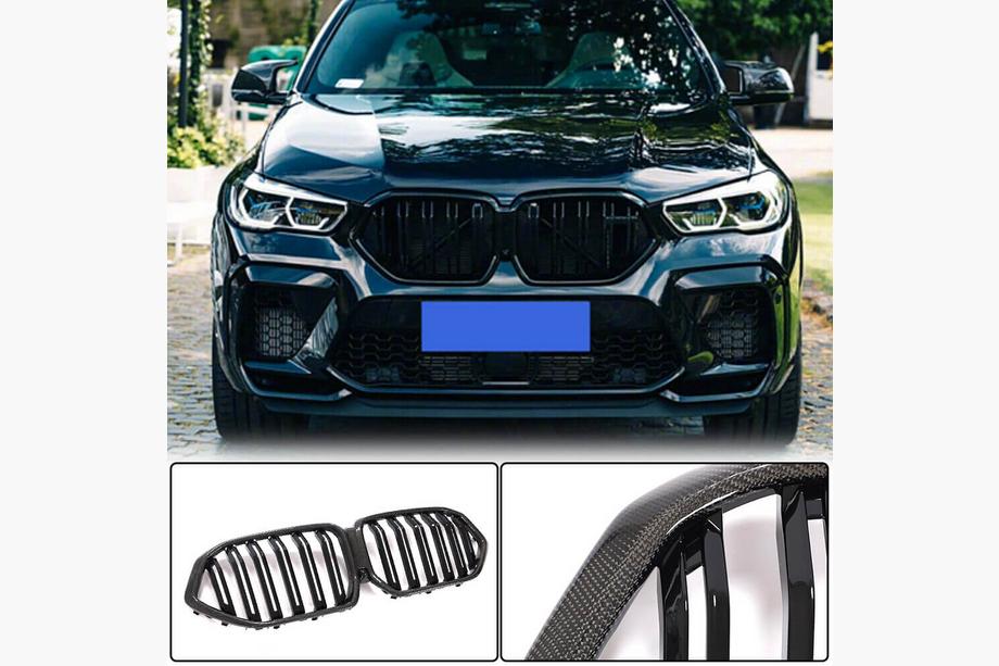 BMW X6 G06 2019- рр. Ніздрі M-Look (2018-2022, Карбон) Image